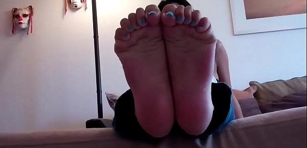 I have the feet of a goddess and I need you to pamper them